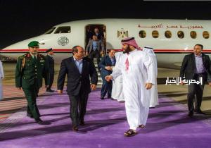 مظاهرة حب من السعوديين للرئيس السيسي ترحيبًا بزيارته للمملكة | صور