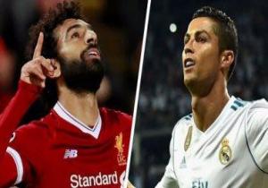 محمد صلاح يكتسح ميسي ورونالدو فى استفتاء "الأفضل" بدورى الأبطال