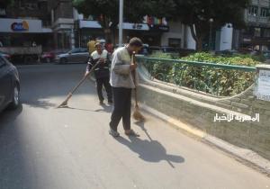 حملة لتجميل ونظافة شوارع وميادين حي غرب القاهرة
