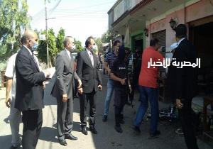 محافظ كفر الشيخ يضبط لحوما مذبوحة خارج المجازر ويصادرها لصالح المستشفى العام