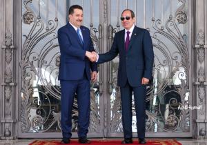 الرئيس السيسي يستقبل رئيس الوزراء العراقي