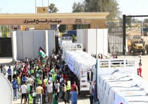 ارتفاع عدد شاحنات المساعدات الإنسانية للفلسطينيين في غزة إلى 200 شاحنة