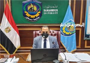 مجلس جامعة دمنهور يشيد بإعلان الرئيس السيسي تخصيص ٥٠٠ مليون دولار لإعادة إعمار غزة