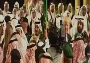 ترامب يؤدى "العرضة" السعودية مع خادم الحرمين بمركز الملك عبدالعزيز