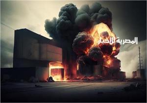 إخماد حريق هائل في مخزن قطع غيار بمدينة سوهاج