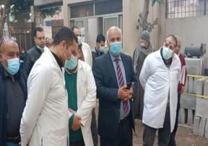 وكيل صحة الغربية يتابع أعمال التطوير بمستشفى حميات كفر الزيات