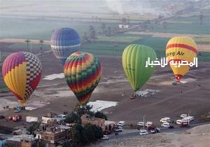 إلغاء رحلات البالون في الأقصر بسبب سرعة الرياح