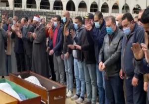 تشييع جنازة الفنان محمود عبد الغفار من مسجد الصباح بالهرم