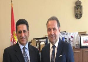 سفير مصر ببلجراد يبحث مع نائب رئيس وزراء صربيا تعزيز التعاون فى السياحة والاتصالات