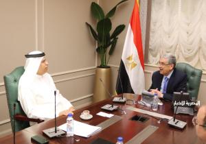 خلال لقائه نائب سفير الإمارات.. شاكر يؤكد اتخاذ إجراءات لتشجيع مشاركة القطاع الخاص في مشروعات الطاقة الجديدة