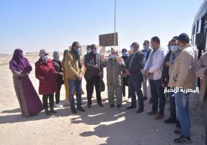 نقيب مهندسين الوادى الجديد ووفد النقابه يتفقد منشأت جامعه الوادى