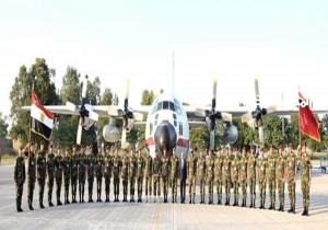 عناصر من قوات المظلات المصرية في باكستان للمشاركة بالتدريب المشترك "فجر الشرق -1"
