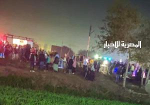 إرتفاع أعداد ضحايا حادث "مزلقان الصوفي" في ميت غمر إلى ٩ وفيات