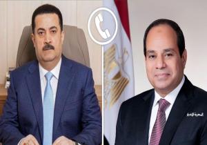 الرئيس السيسي يتلقي اتصالا هاتفيا من رئيس الوزراء العراقي لمناقشة جهود الإعداد للقمة العربية المقبلة