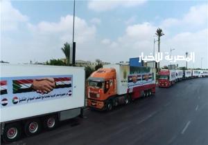 الرئيس السيسي يوجه بتسيير جسر بري لدعم الأشقاء بالسودان/ صور