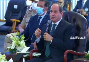 الرئيس السيسي يشهد تدشين مشروعات قومية جديدة."ويعلن موعد الانتهاء من مشروعات تنمية سيناء"/ تفاصيل