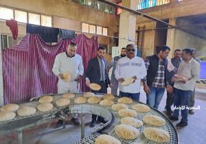 ضبط 15 مخبز غير مطابق للمواصفات وتجميع 650 بطاقه تموينية بالبحيرة