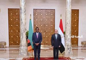 الرئيس السيسي لنظيره الزامبي: أتطلع لمزيد من التعاون الوثيق لما فيه المصلحة المشتركة لبلدينا