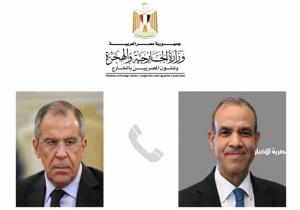 وزيرا خارجية مصر وروسيا يبحثان آخر مستجدات محطة الطاقة النووية بالضبعة