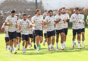 المصري يؤدي مرانه الأخير استعدادا للسفر إلى نيجيريا غدا لمواجهة إنيمبا