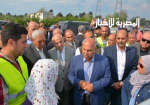 وزير النقل ومحافظ الدقهلية يتفقدان طريق رافد جمصة