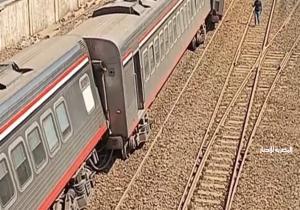 دون إصابات.. خروج عربات قطار عن القضبان قبل دخوله محطة طنطا