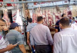 حملات مكثفة وتحرير ٢٠ محضراً و ضبط لحوم غير صالحة للاستهلاك الادمى بمركز ومدينة إدكو