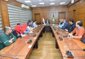 اجتماع بالدقهلية لاستعراض الإجراءات التنفيذية للبدء في تنفيذ مشروع مصنع تدوير المخلفات الصلبة