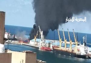 الجيش الليبي يعلن عن تدمير سفينة تركية محملة بالأسلحة والذخائر في ميناء طرابلس