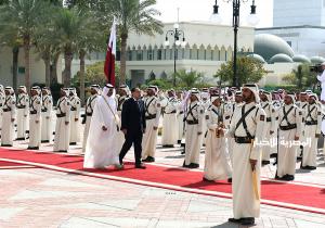 مراسم استقبال رسمية لرئيس مجلس الوزراء لدى وصوله إلى الديوان الأميري لدولة قطر| صور ,, فيديو