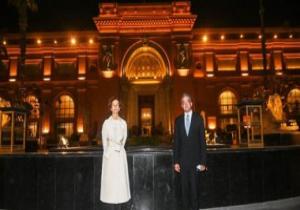رئيسة منظمة اليونسكو تصل مصر لحضور موكب المومياوات الملكية