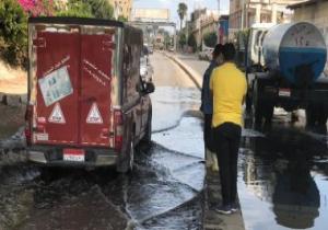 تنفيذ محاكاة لمواجهة تراكم مياه الأمطار بالشوارع والميادين بالدقهلية