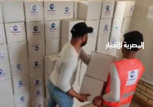 "مستقبل وطن" يوزع 5 آلاف كرتونة مواد غذائية في مطوبس ودسوق