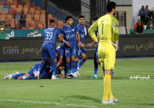 قمة نهائي كأس مصر | شاهد فرحة لاعبي الزمالك بعد تسجيل الهدف الأول في شباك الأهلي | صور