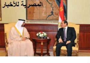 ممثل رئيس دولة الإمارات يهنئ الرئيس "عبد الفتاح السيسي"  بذكرى نصر أكتوبر