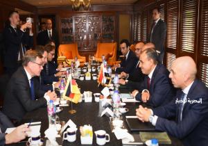 وزير الخارجية يُجري مشاورات سياسية مع نظيره الألماني| صور