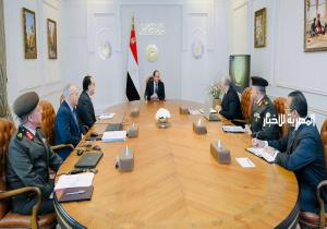 الرئيس السيسي يتابع المشروعات القومية لاستصلاح الأراضي الصحراوية على مستوى الجمهورية