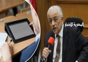وزير التربية والتعليم الطلاب أبهرونا بإجاباتهم في إمتحانات التابلت