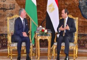 الرئيس السيسى فى مئوية المملكة: نسجل للأردن الشقيق وقوفه الدائم بجانب مصر