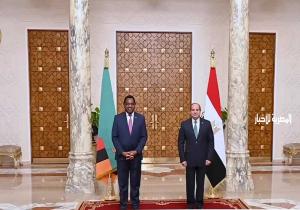 الرئيس السيسي ونظيره الزامبي يشهدان التوقيع على اتفاقيات للتعاون بين البلدين