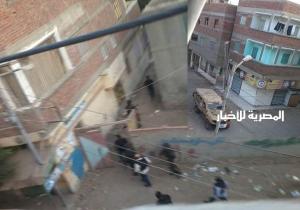 الأمن يداهم قرية البصارطة أحد معاقل الإخوان بدمياط