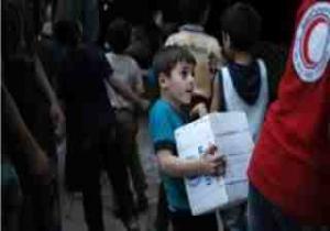 الحكومة السورية ..تسمح لدخول المساعدات فى المناطق المحاصرة