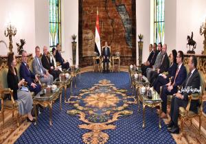 الرئيس السيسي يستقبل وفدًا من مجلس النواب الأمريكي من الحزبين الجمهوري والديمقراطي