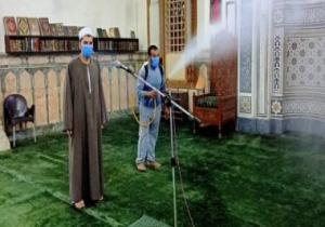 مديريات الأوقاف بالغربية والسويس والشرقية تبدأ تعقيم المساجد استعدادا لرمضان