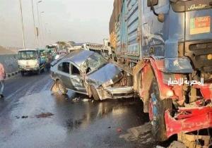 قرارات مهمة من النيابة بشأن حادث الدائري والصورة المتداولة مفبركة.. صور