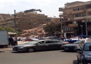 انهيار عقار مكون من 4 طوابق بمنطقة أرض الجولف