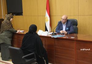 محافظ بني سويف يبحث مشاكل المواطنين في اللقاء المفتوح