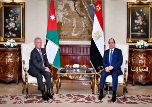 الرئيس السيسي والعاهل الأردني يؤكدان ضرورة وقف إطلاق النار في غزة وإنفاذ المساعدات دون قيود