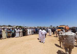 بالصور محافظ البحيرة يشهد جنازة وتشييع جثمان الجندى أحمد عبد الكريم ابن البحيرة