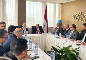 وزير الخارجية يلتقي عددًا من رجال الأعمال الكونجوليين لتعزيز التعاون الاقتصادي والتجاري بين البلدين | صور